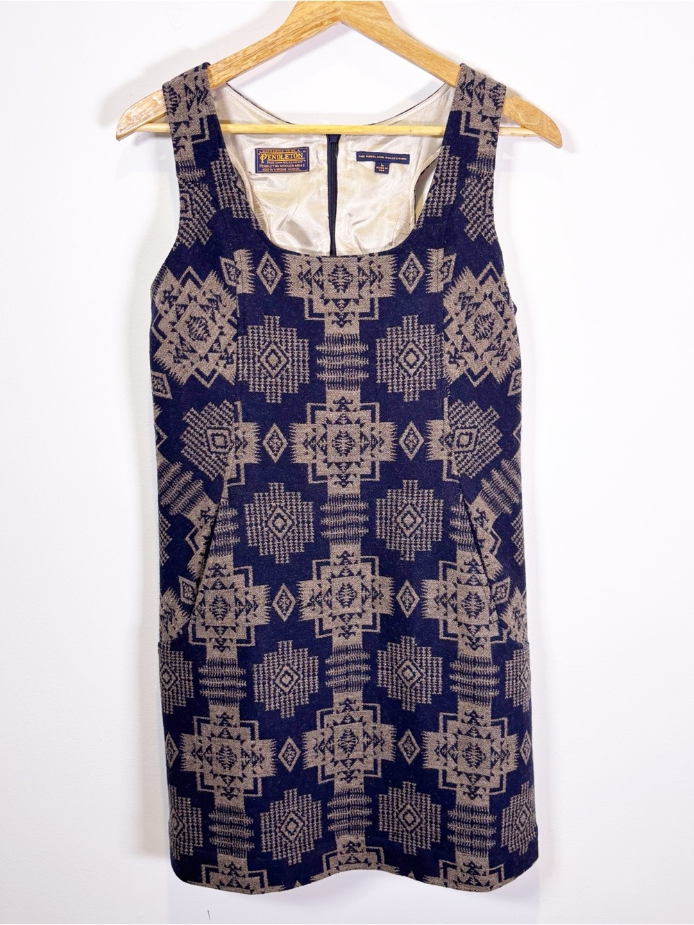 Pendleton Wool Shift Dress